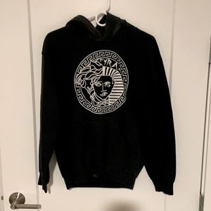 Black streetwear style hoodie